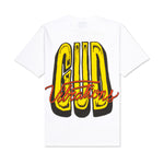 GUD VIBRATIONS GRAFFITI TEE - WHITE - Slander Merchandise