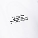 GUD VIBRATIONS GRAFFITI TEE - WHITE - Slander Merchandise