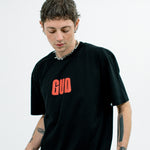 GUD VIBRATIONS GRAFFITI TEE - BLACK - Slander Merchandise