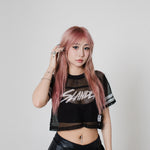 SLANDER CROP MESH JERSEY - Slander Merchandise