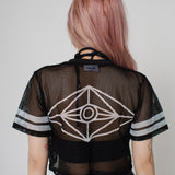 SLANDER CROP MESH JERSEY - Slander Merchandise