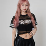 SLANDER CROP MESH JERSEY - Slander Merchandise