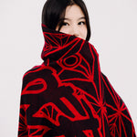 Eye Pashmina - Red - Slander Merchandise