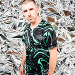 SPACEMAN JERSEY - MINT/BLACK MARBLE - Slander Merchandise