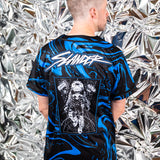 SPACEMAN JERSEY - BLUE/BLACK MARBLE - Slander Merchandise