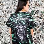 SPACEMAN JERSEY - MINT/BLACK MARBLE - Slander Merchandise