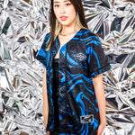 SPACEMAN JERSEY - BLUE/BLACK MARBLE - Slander Merchandise