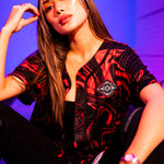 SPACEMAN JERSEY - RED/BLACK MARBLE - Slander Merchandise