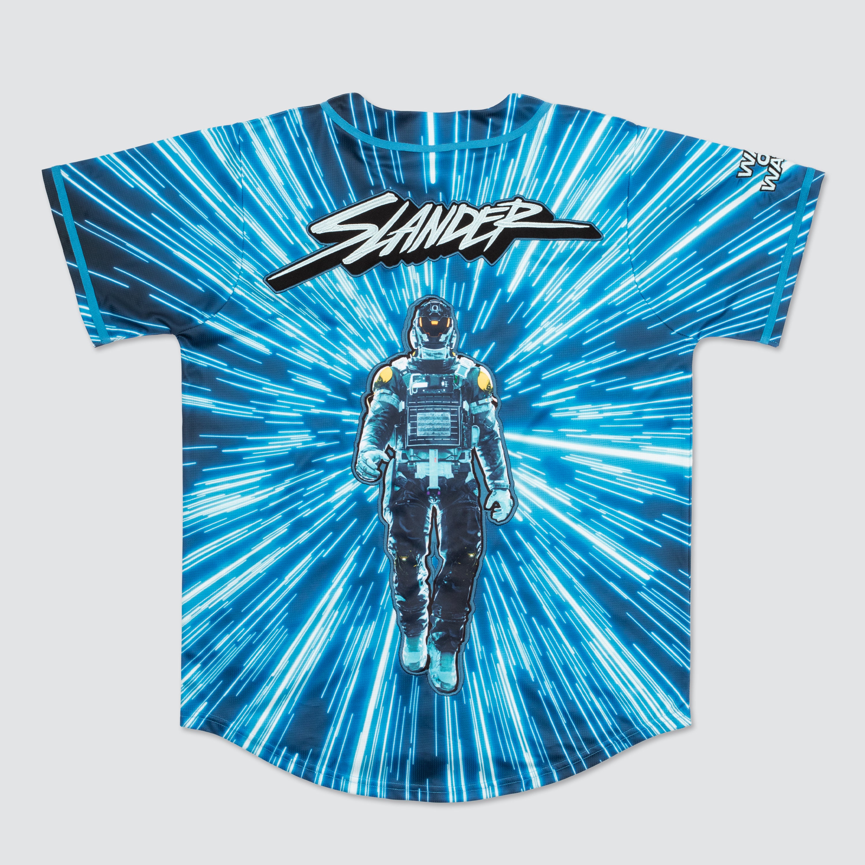 SPACEMAN JERSEY - BLUE/BLACK MARBLE, Slander