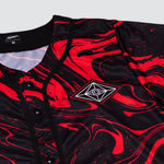 SPACEMAN JERSEY - RED/BLACK MARBLE - Slander Merchandise