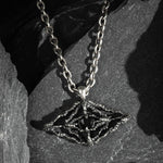 LIQUID METAL EYE NECKLACE (SMALL) - Slander Merchandise