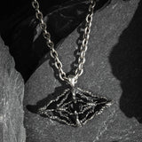 LIQUID METAL EYE NECKLACE (SMALL) - Slander Merchandise