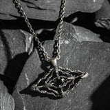 LIQUID METAL EYE NECKLACE (LARGE) - Slander Merchandise