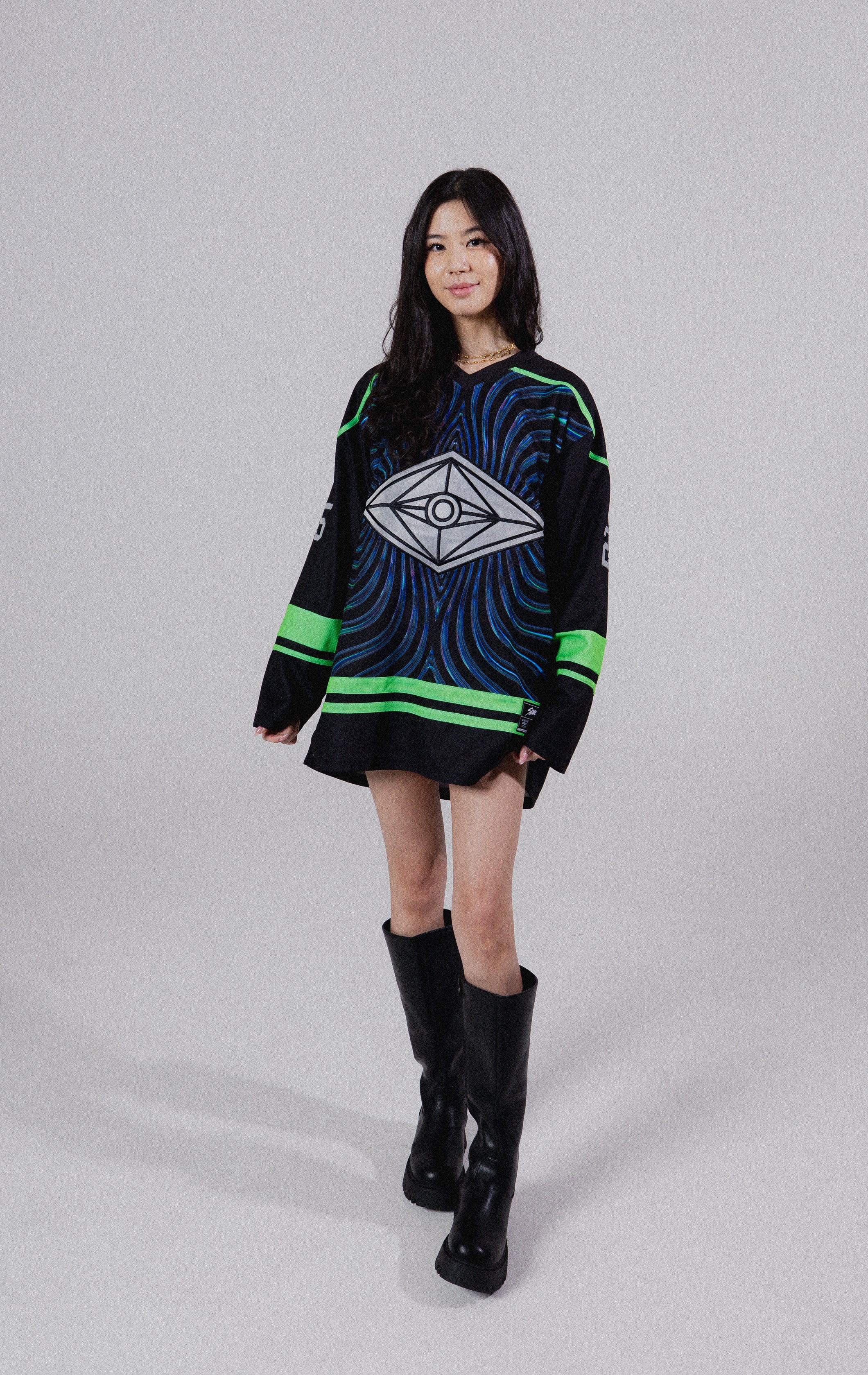 WARP REFLECTIVE HOCKEY JERSEY - Hockey Jersey Slander Merchandise