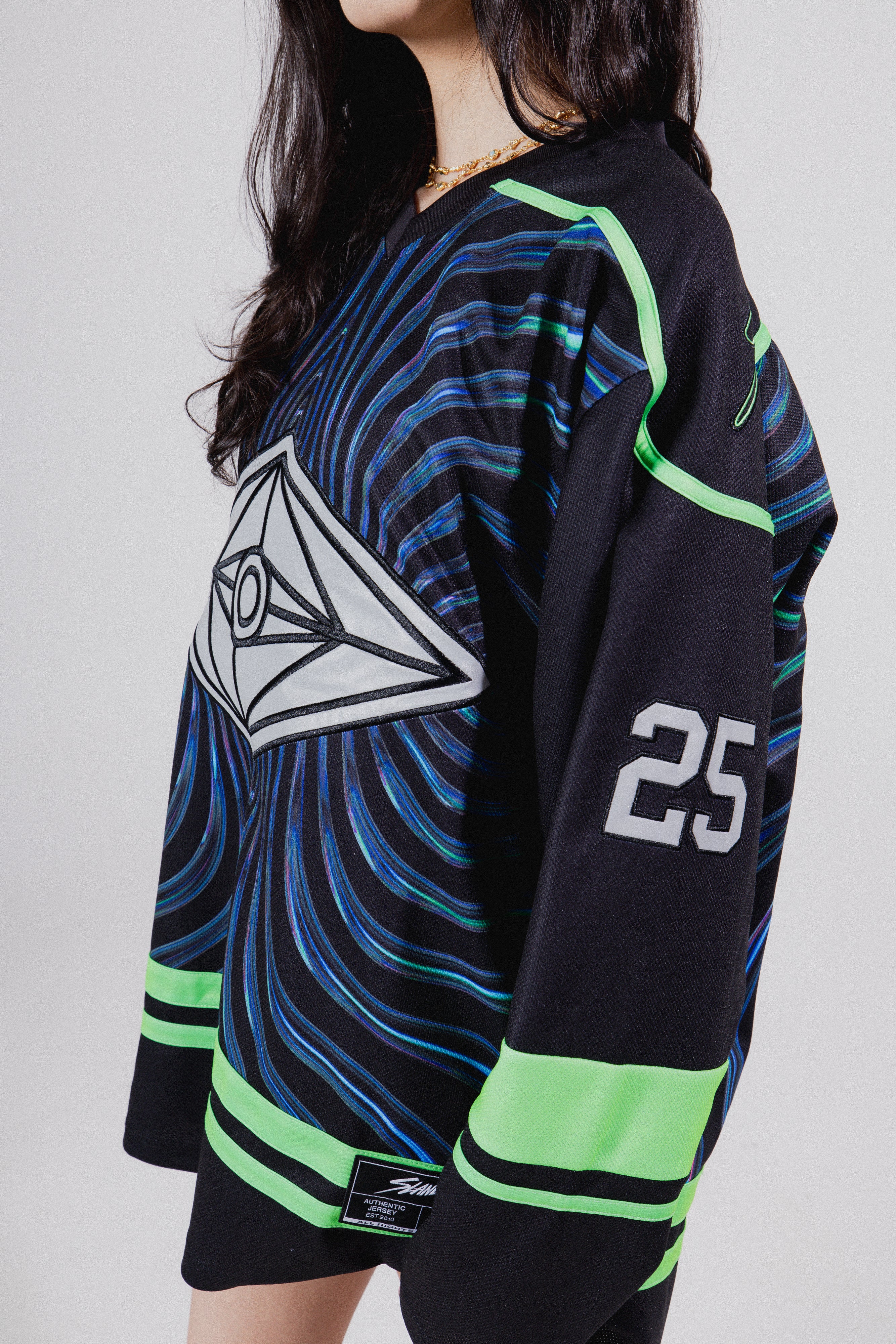 WARP REFLECTIVE HOCKEY JERSEY - Hockey Jersey Slander Merchandise