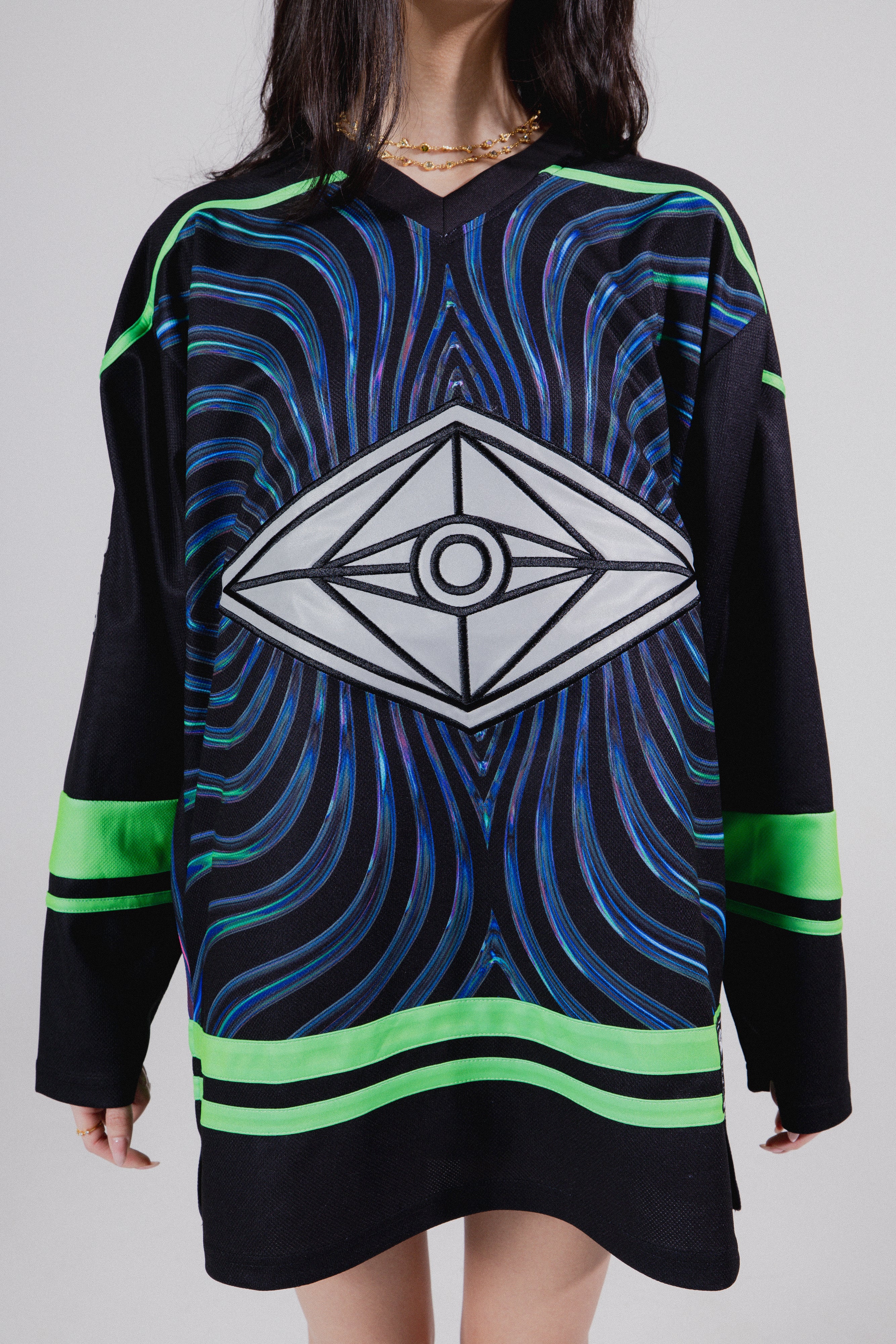 WARP REFLECTIVE HOCKEY JERSEY - Hockey Jersey Slander Merchandise