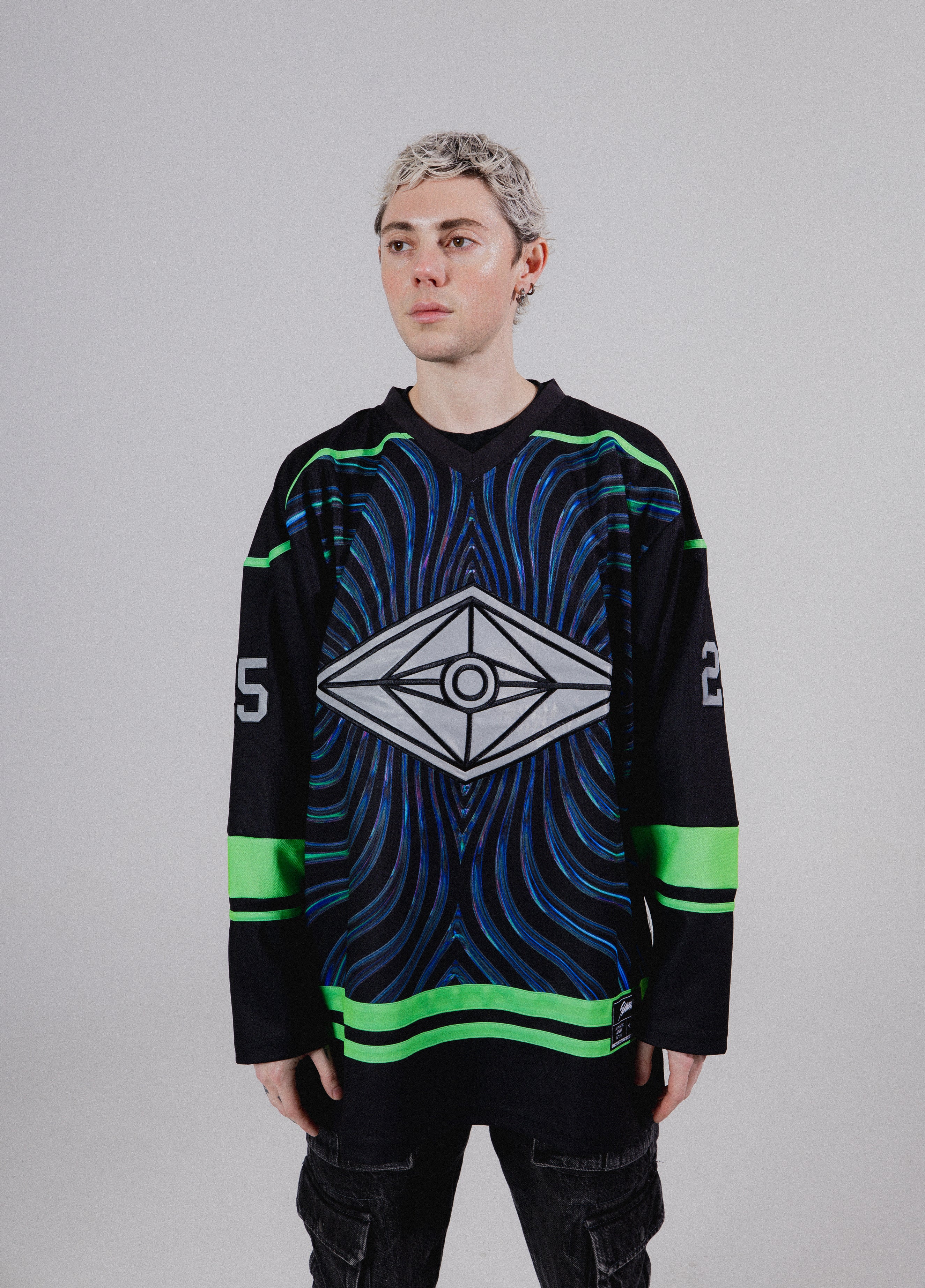 WARP REFLECTIVE HOCKEY JERSEY - Hockey Jersey Slander Merchandise