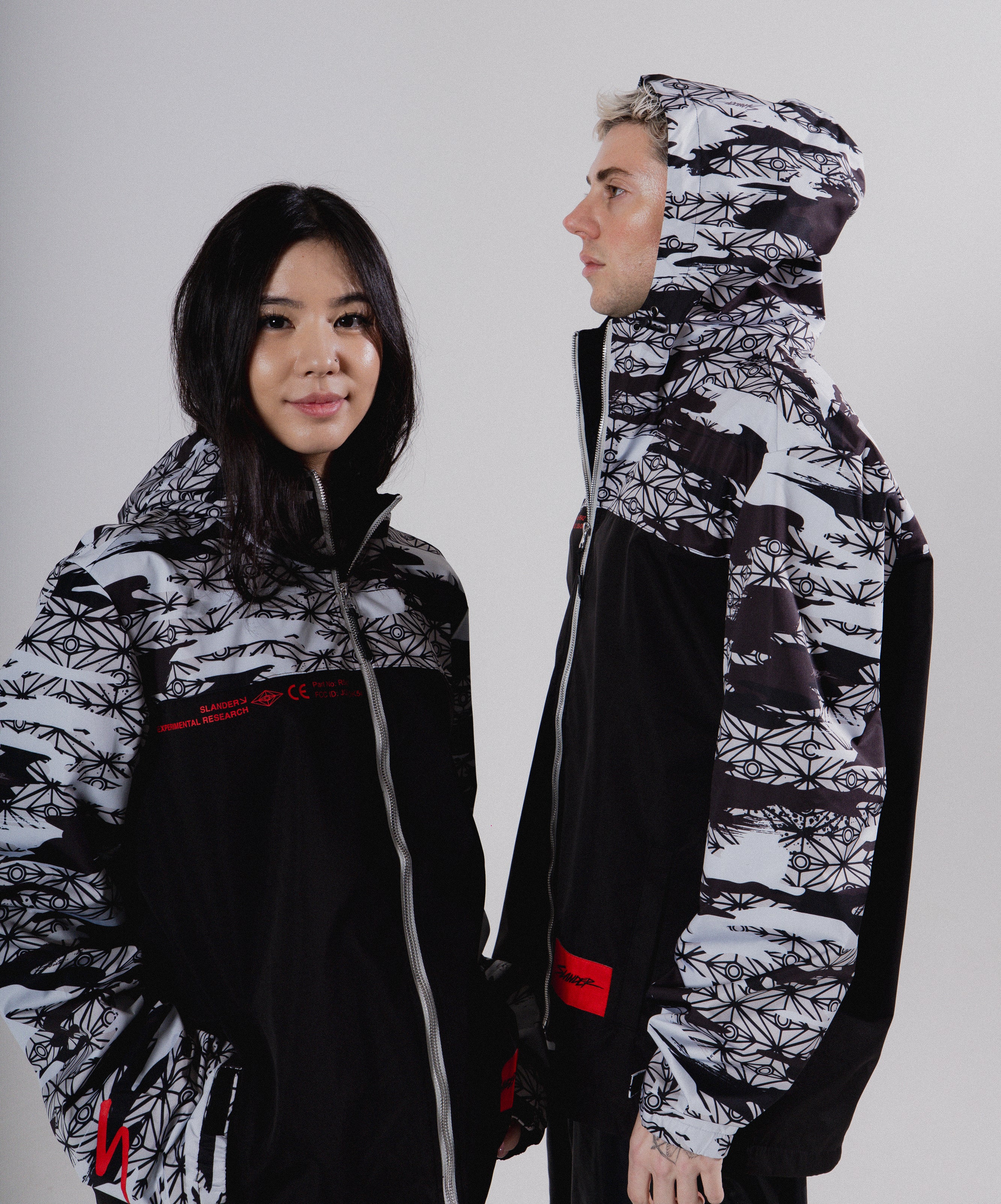 LUNAR CAMO WINDBREAKER - Windbreaker Slander Merchandise