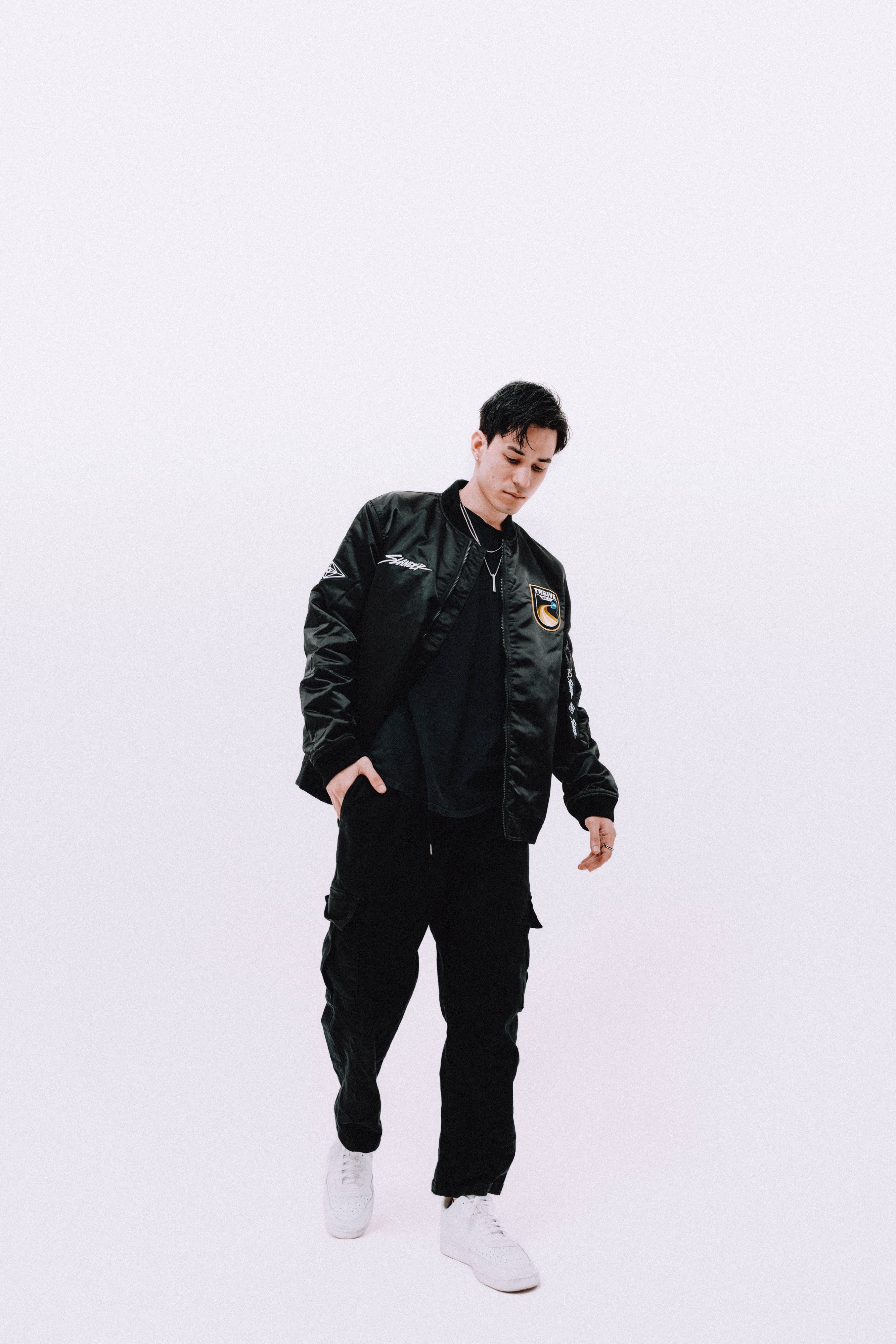 THRIVE BOMBER JACKET - Slander Merchandise