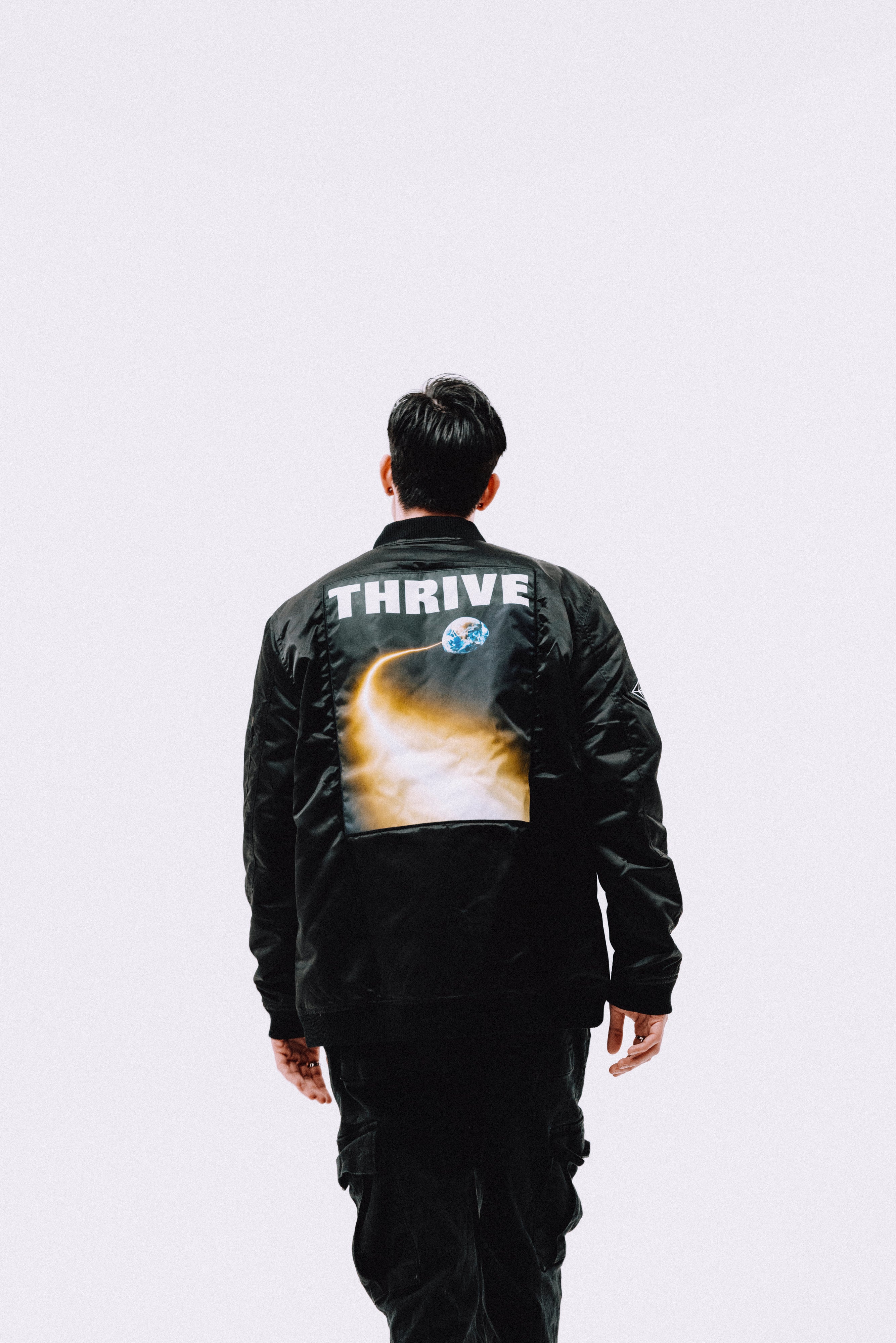 THRIVE BOMBER JACKET - Slander Merchandise