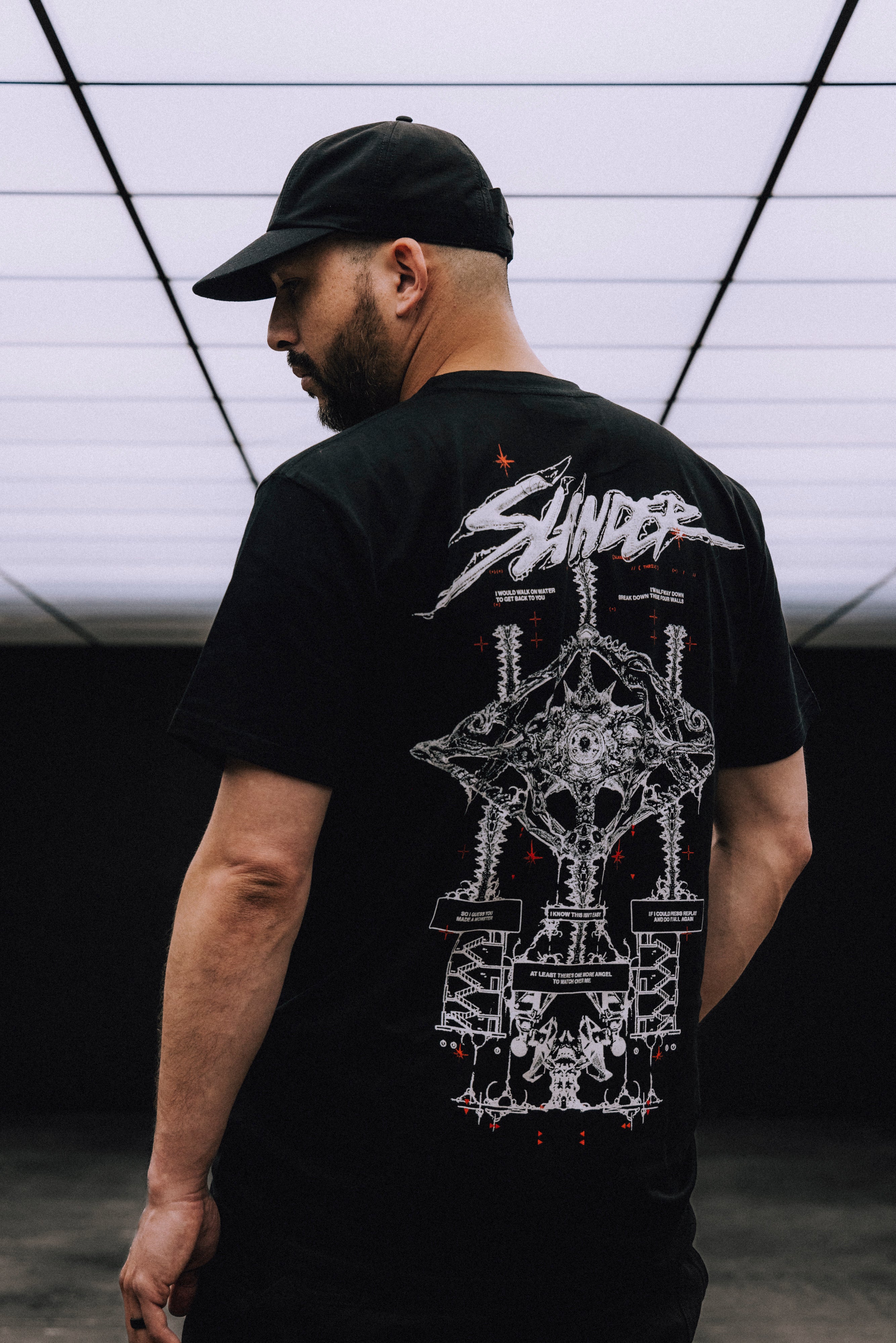 SEQUENCE TEE - BLACK - Slander Merchandise