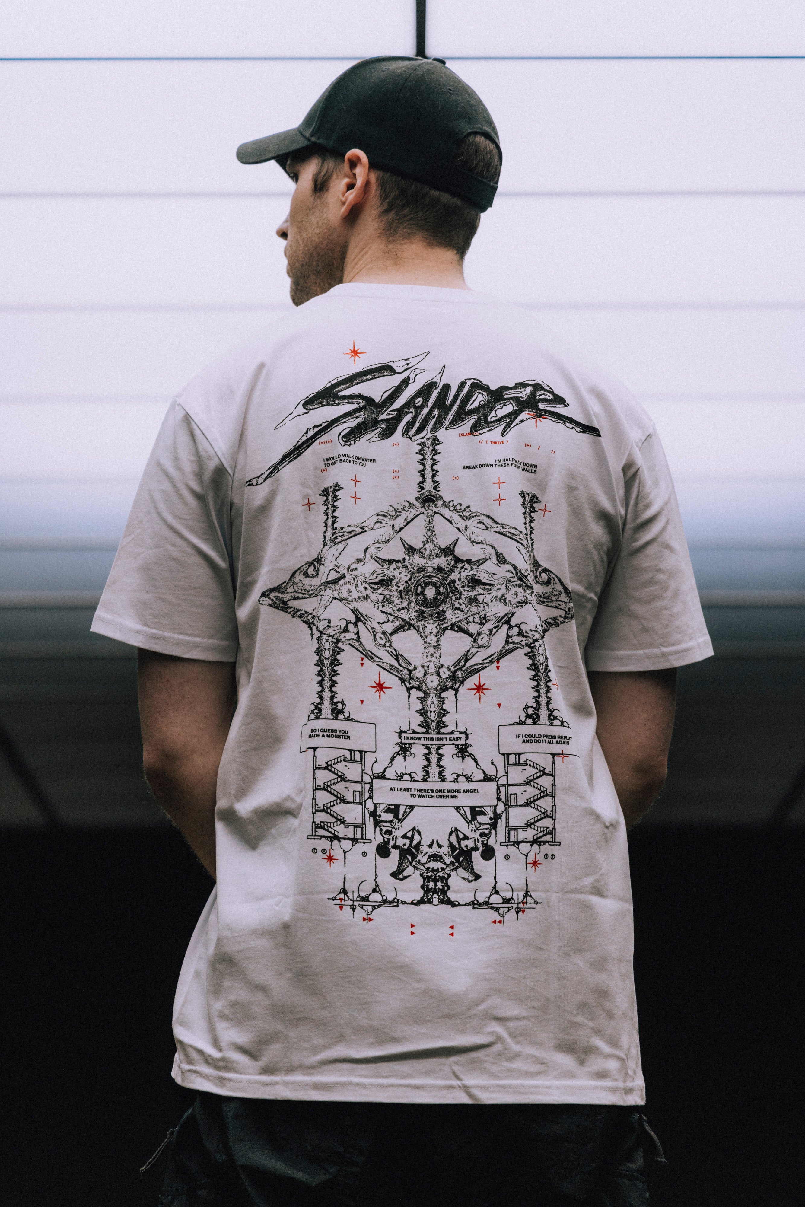 SEQUENCE TEE - WHITE - Slander Merchandise