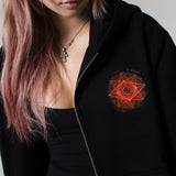 CHAOS EYE ZIP HOODIE