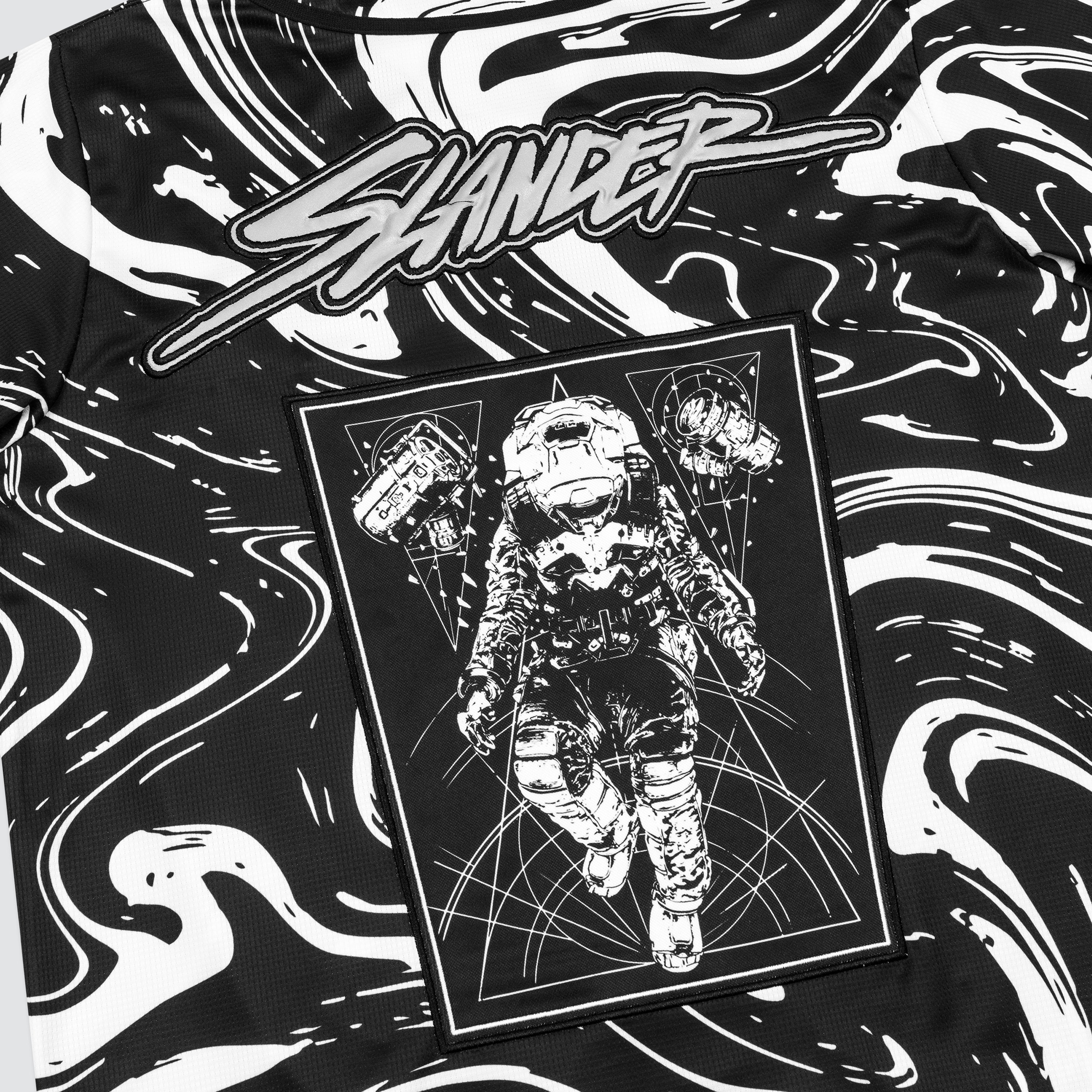 Spaceman Rockets Jersey Slander SPACEMAN JERSEY REFLECTIVE Baseball Jersey
