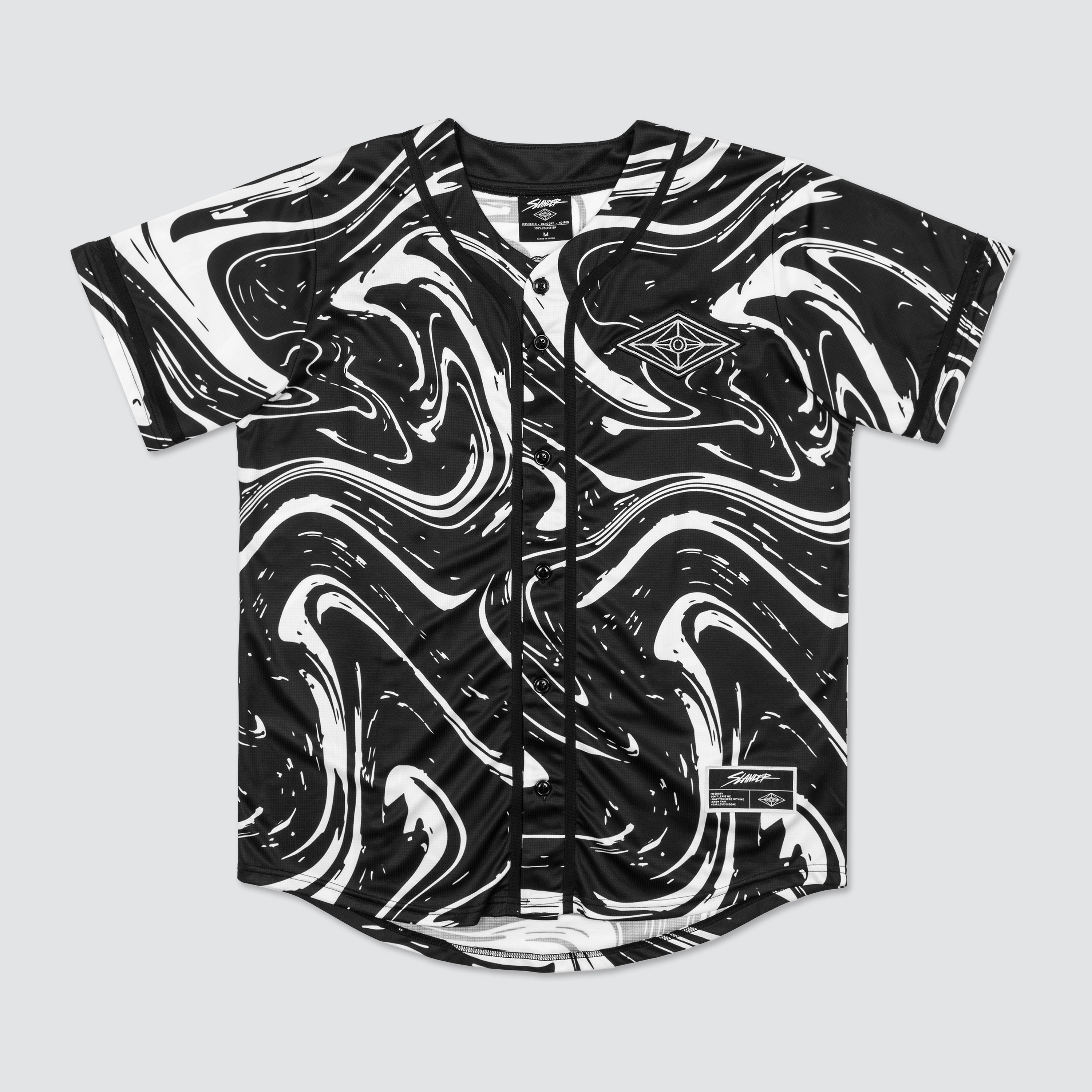 Spaceman Rockets Jersey Slander SPACEMAN JERSEY REFLECTIVE Baseball Jersey