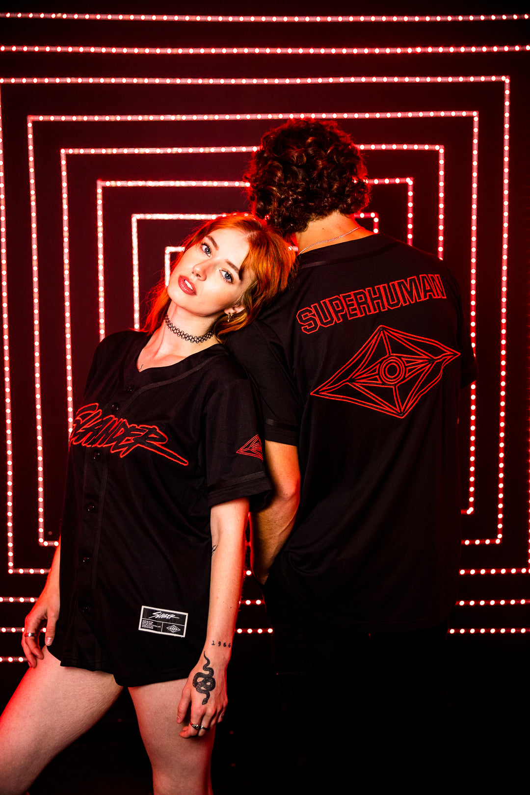 SLANDER BLACK/RED FESTIVAL JERSEY - Slander Merchandise