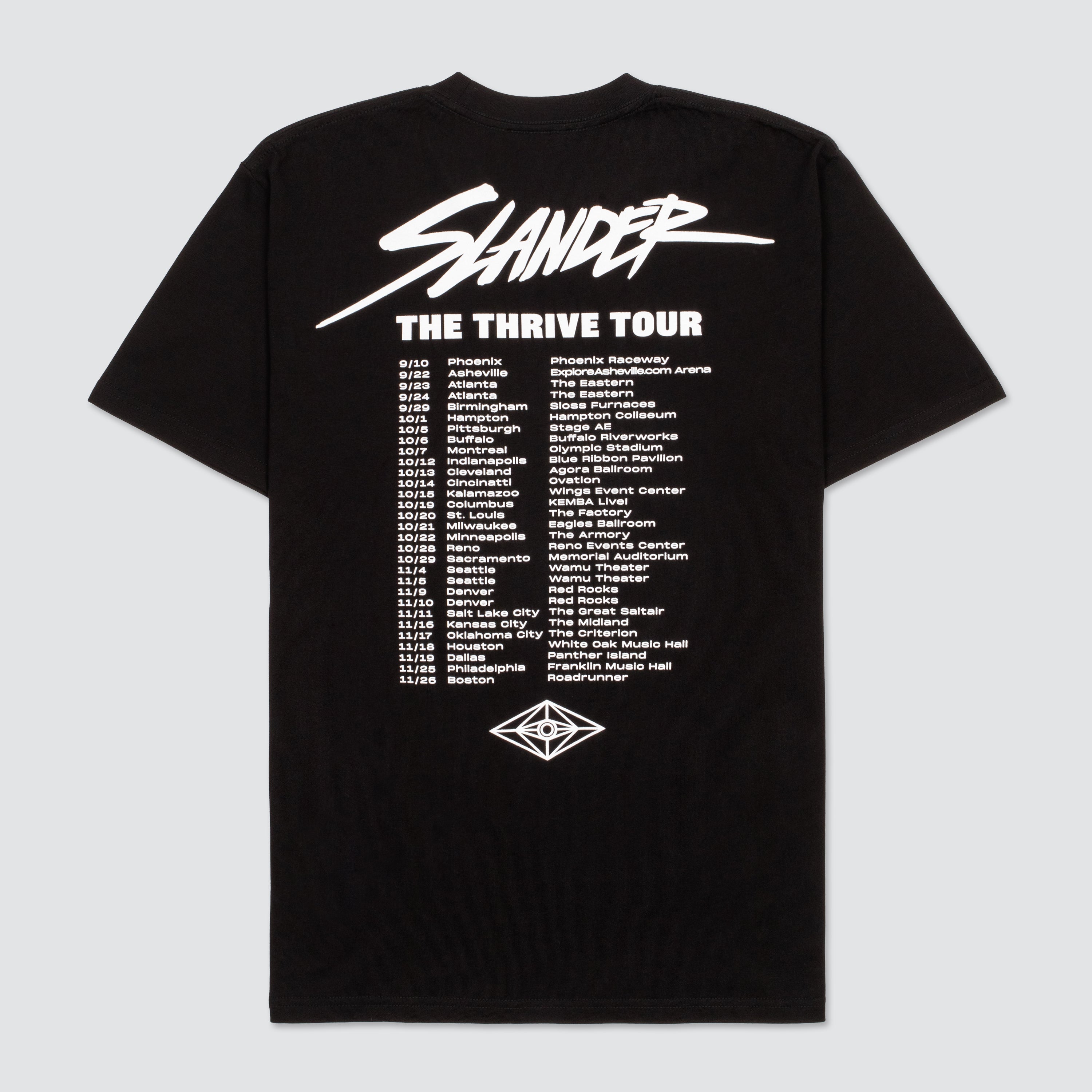 THRIVE TOUR TEE – Slander Merchandise